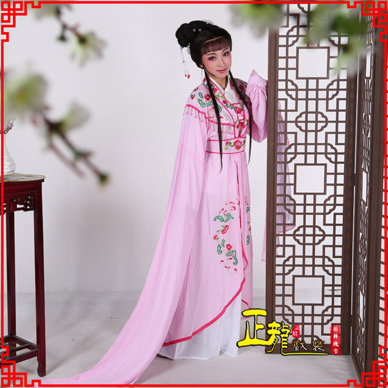 望谟花旦黄梅戏服古装戏服水袖戏剧假云肩长披