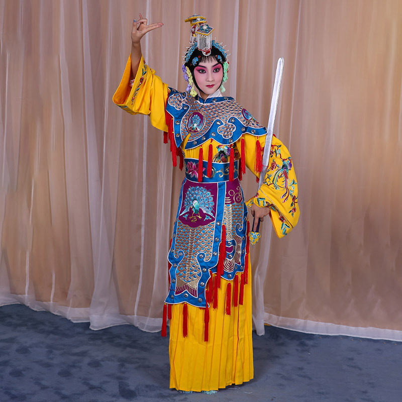 望谟霸王别姬虞姬服 软绉别姬服